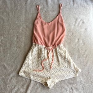 Open back romper